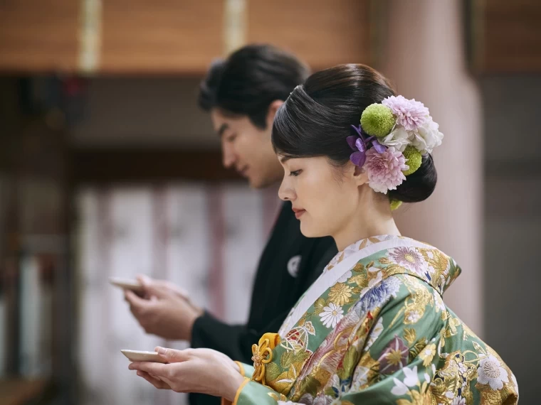 ホテル内に神前式場を完備。神社挙式は提携神社をご紹介