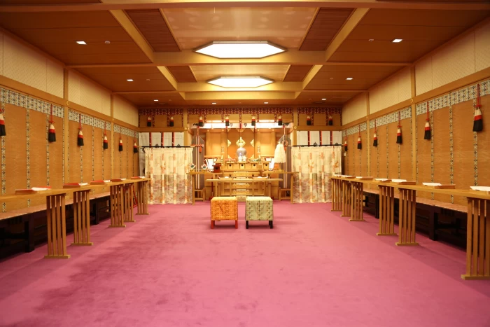 館内ホテル神前式場