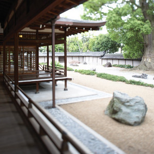 神館の石庭にそびえる樹齢千年の大楠|住吉大社の写真(704767)