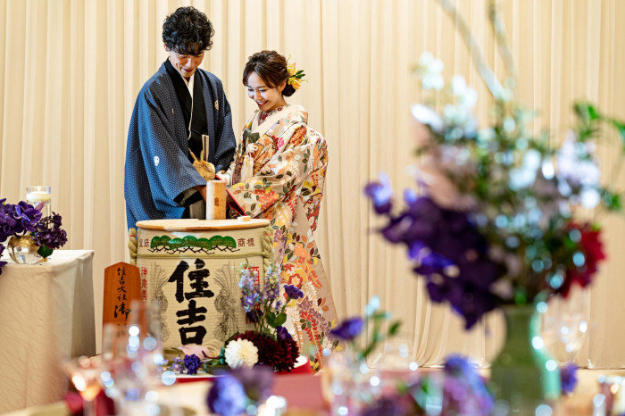 鏡開きや餅つきなど、和の演出で場を和ませます！