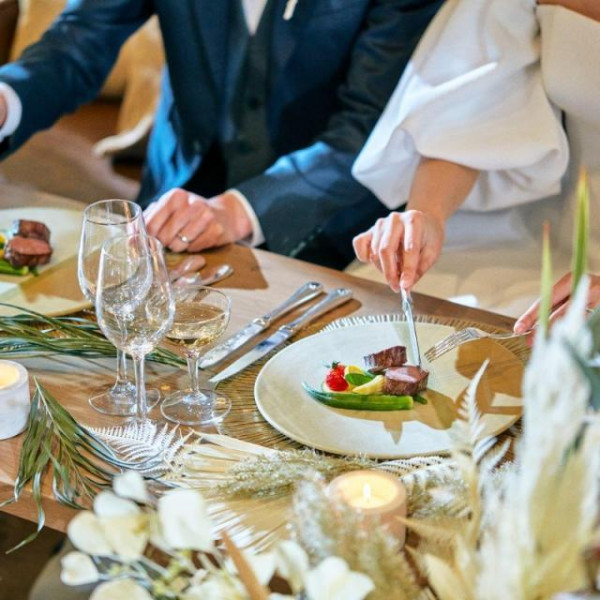 地元食材を使ったフレンチでおもてなし