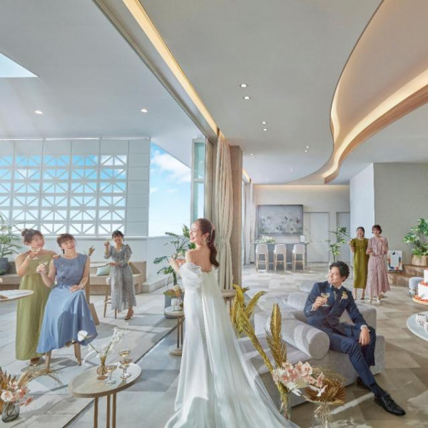 テラスで叶う、開放的で爽やかな演出