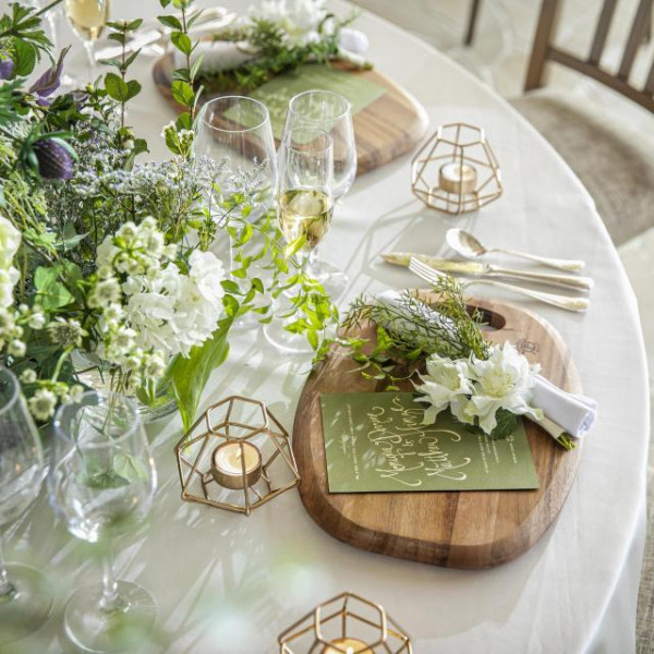 ゲストを迎える瞬間から“ふたりらしさ”を