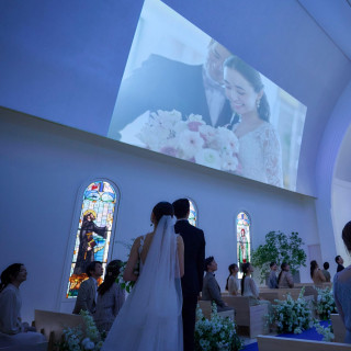 大人気の演出【チャペルムービー体験】