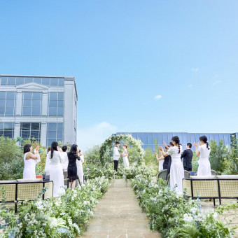 ガーデン人前式も人気