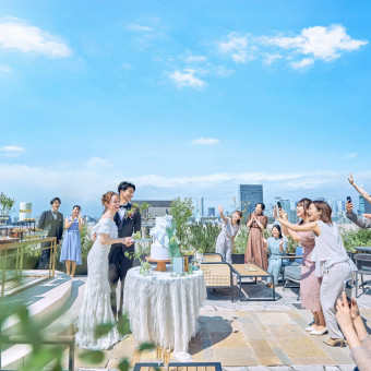 ガーデン付き会場も人気