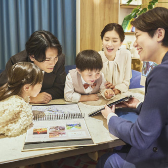 お打ち合わせもお子様と一緒に