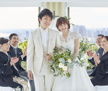 大切なゲストを身近に感じながらの挙式が実現できます♪