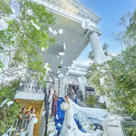 当館人気No.1◆陽光溢れる新チャペル×貸切邸宅ALL体験*豪華試食
