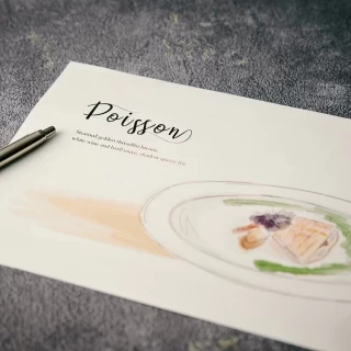 お二人の地元の食材を使用してオリジナルメニューを考案