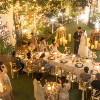 【連休限定*Amazon付】緑溢れる貸切Party&ガーデン挙式×試食