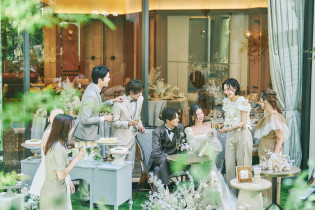 挙式後はゲストと一緒に・・・|アーフェリーク白金/テイクアンドギヴ・ニーズウェディングの写真(55834106)