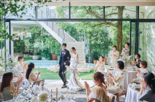 ガーデンから登場|アーフェリーク白金/テイクアンドギヴ・ニーズウェディングの写真(55833864)