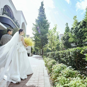 結婚式のメインアイテムは、やはり新婦のウェディングドレス|アーフェリーク白金の写真(12670924)
