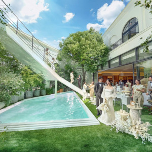 上品なひとときを感じるナチュラルガーデン