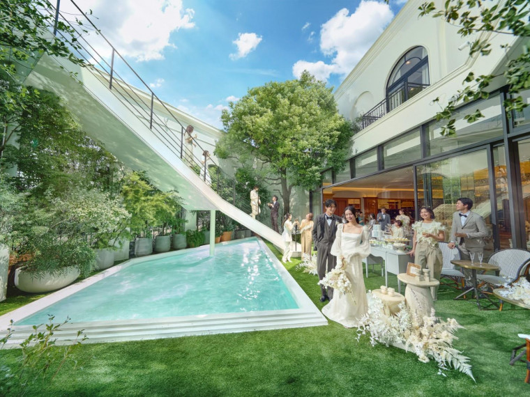 上品なひとときを感じるナチュラルガーデン