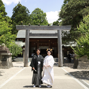 季節折々のロケーションが魅力|射水神社 うつくしの杜 結婚式場の写真(25553518)