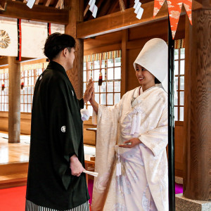 -めぐり合わせの儀-|射水神社 うつくしの杜 結婚式場の写真(26408849)