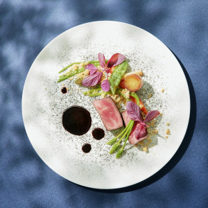 季節の食材を使用したララシャンスオリジナル一皿|ララシャンス 博多の森の写真(32426588)