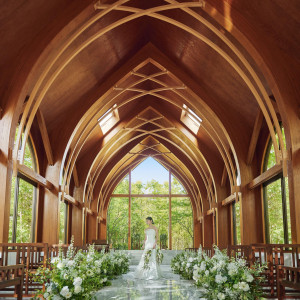 開放的なチャペル|ララシャンス 博多の森の写真(55855781)