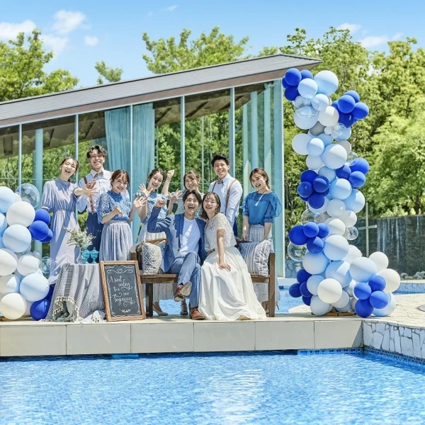 水辺の会場もあり、お好みに合わせてお選びいただけます！