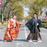 和装でロケフォトも