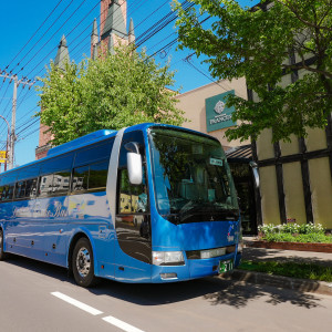 西28丁目駅から随時シャトルバスが運行中。ゲスト様も安心。|宮の森フランセス教会の写真(40263432)