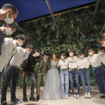 プランナーだけでなく、サービススタッフも心を込めておもてなしいたします♪