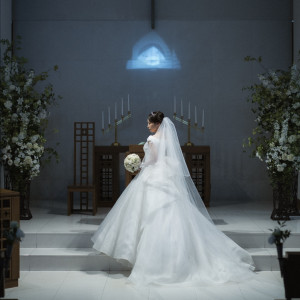 晴れの日の花嫁にふさわしい 本物のウェディングドレスです。|札幌パークホテルの写真(38763773)