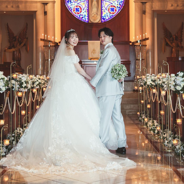 歴史ある大聖堂で叶える、王道の晴れ姿ショット