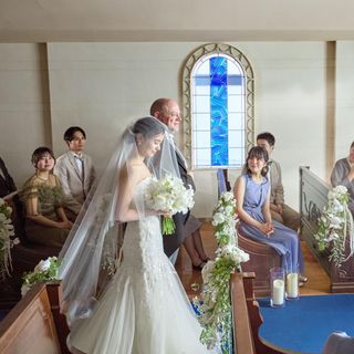 【29名までの少人数婚】青いチャペル挙式×一棟貸切洋館体験