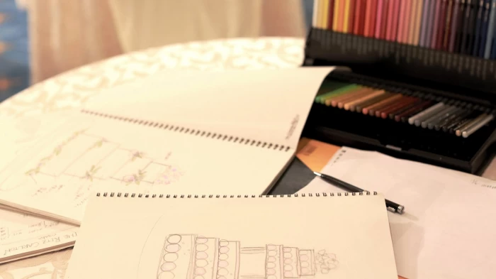 ケーキデザイナーへ、お二人のご要望をお聞かせ下さい。