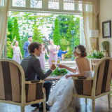 会場やガーデンだけでなく、リビングルームが貸切なのも嬉しいところ