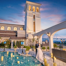 ＼初見学おすすめ／みなとみらい景色体験×感動挙式*コース試食