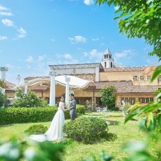 まるで別世界!選べるガーデン付き貸切邸宅&ドレス試着体験