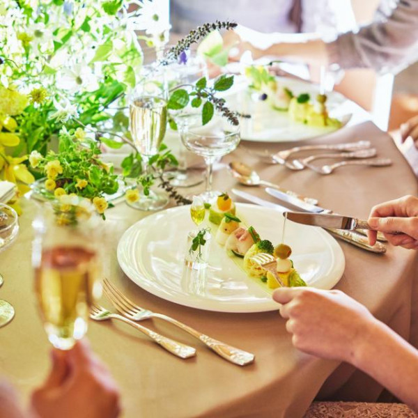 シェフ自慢のお料理をご堪能いただけます