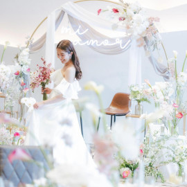 【No.1支持】新作ドレス試着×感動チャペル×シェフ渾身の美食体験