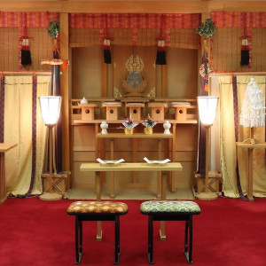 昇龍殿では厳かな雰囲気の神前式に|石巻グランドホテルの写真(10153935)