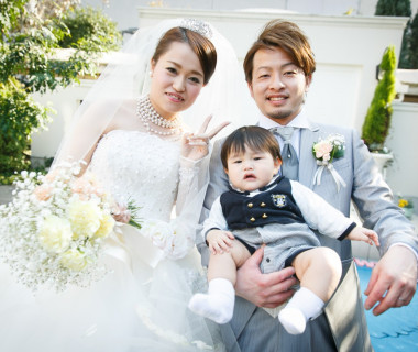「子供連れ」「マタニティ」の方でも対応可能!少人数プランや、マタニティプランなど費用を抑えよう!先輩ママがプランナーでもいるから準備も打合せも安心!