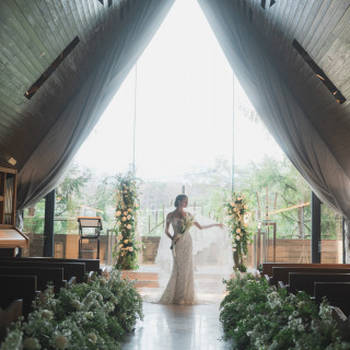 針葉樹の森にたたずむ、St.Conifer Chapel