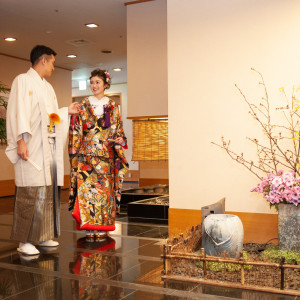 日本料理レストラン 花木鳥では和装の撮影がピッタリです！|エクシブ山中湖の写真(8662937)
