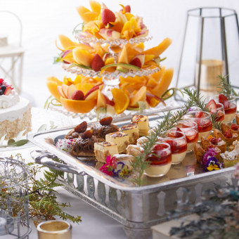 デザートビュッフェも可能。一つ一つ手作りでご提供しております