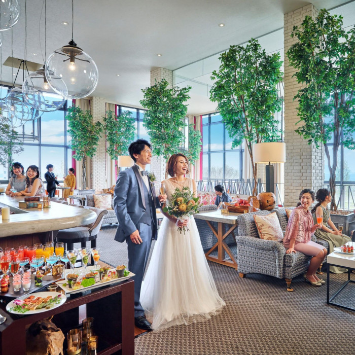 ゲスト満足度も高い結婚式場!