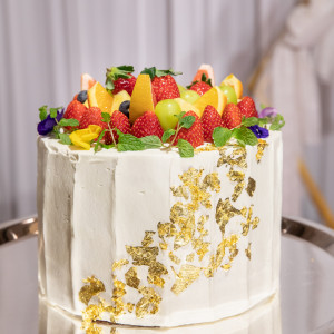 【ケーキ】ホテル専属のパティシエオリジナルウェディングケーキ。|エクシブ蓼科の写真(27549194)