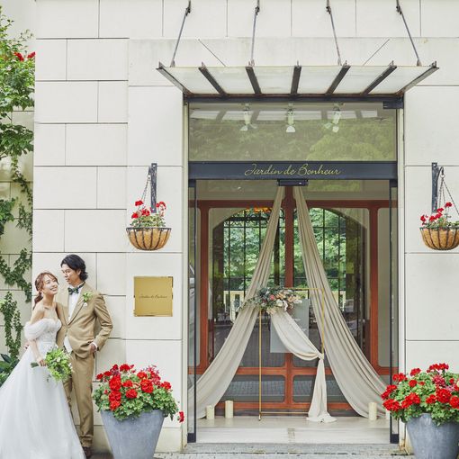 ジャルダン・ドゥ・ボヌールの結婚式の公式写真（4枚目）