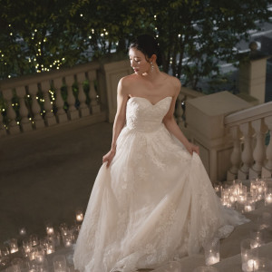 ゲストをお見送り後はおふたりだけの撮影時間も|赤坂ル・アンジェ教会の写真(54503434)