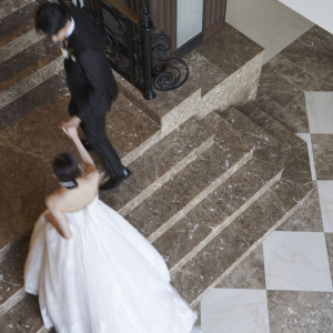 結婚式当日に叶う、フォトウエディングのような撮影|赤坂ル・アンジェ教会の写真(54501835)