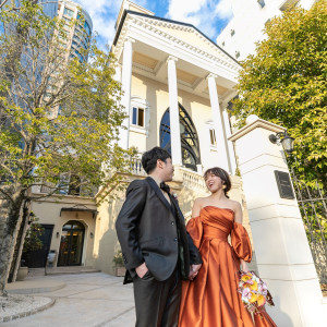 舞鶴公園の緑豊かな景色広がる、唯一無二のロケーション|赤坂ル・アンジェ教会の写真(54503570)