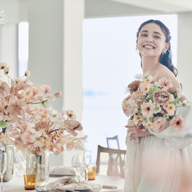 ≪おしゃれ花嫁必見*ドレス33万円特典≫憧れ試着体験&糸島フレンチ試食