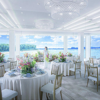 【初見学に】支持率No.1!海上リゾート×絶景会場×厳選コース試食